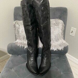Dan Post Jilted Women's Thigh-High Western Boots Size 8 RETAILS $329